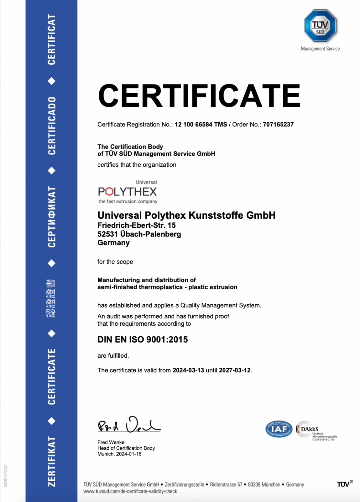 DIN EN ISO 9001
